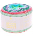 COTTON DEGRADE LUCKY 8 ROSE VERT (007)