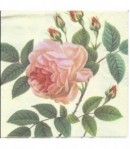 SERVIETTE ROSE ANCIENNE