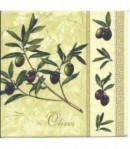 SERVIETTE BRANCHE OLIVIER