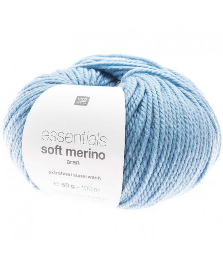 LAINE SOFT MERINO AR BLEU CIEL (023)