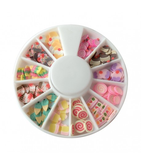 TRANCHES MINI CANES FIMO GOURMANDISES