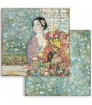 PAPIER DAME EVENTAIL 30X30CM - SBB776 - STAMPERIA