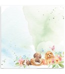 BLOC 22 FEUILLES CIRCLE OF LOVE -  30 X 30 CM - SBBXLB10G