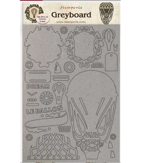 FORMES CARTON A4 MONGOLFIERE KLSPDA427 STAMPERIA