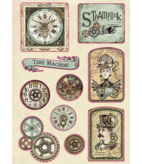 FORMES EN BOIS A5 VOYAGES FANTASTIQUES - KLSP097 STAMPERIA