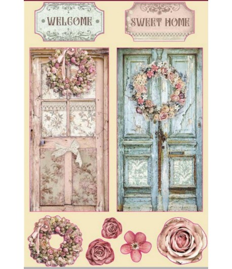 FORMES EN BOIS A5 PASSION HOME - KLSP098 STAMPERIA