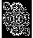 POCHOIR ATELIER DENTELLE 20X25 EP 0.25 KSTD073 STAMPERIA