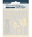 FORMES CARTON DECORATIVE CHIPS PASSION 14X14CM - SCB45