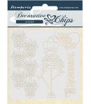 FORMES CARTON DECORATIVE CHIPS COUTURE 14X14CM - SCB52