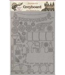 FORMES CARTON A4 TRAIN KLSPDA426 - STAMPERIA