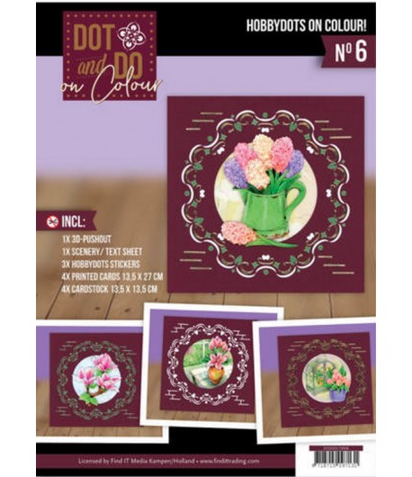 KIT COMPLET FEUILLES 3D WELCOME SPRING COLOUR 6