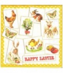 SERVIETTE IMAGES DE PAQUES