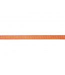 RUBAN VICHY ORANGE 10MM - 1 M