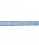 RUBAN VICHY BLEU CIEL 10MM - 1 M