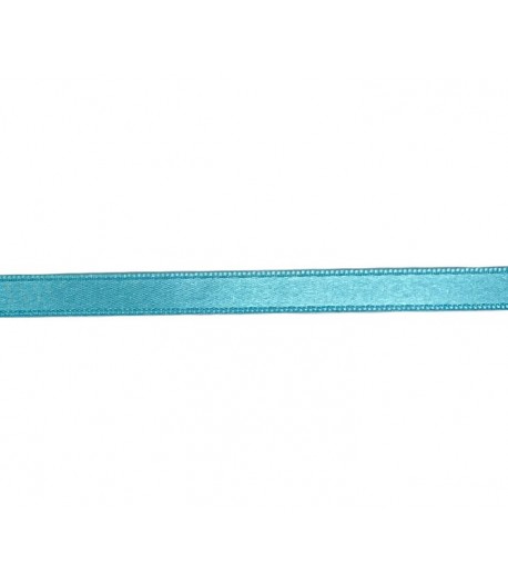 RUBAN SATIN BLEU OCEAN 8MM - 1M
