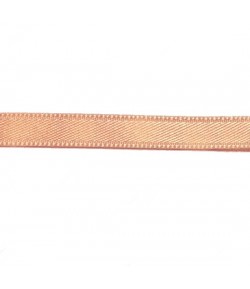 RUBAN SATIN SAUMON 8MM - 1M