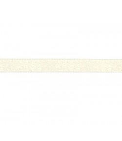 RUBAN SATIN CREME 8MM - 1M