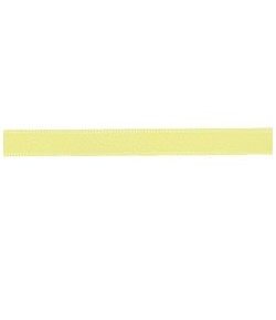 RUBAN SATIN JAUNE CLAIR 8MM - 1M