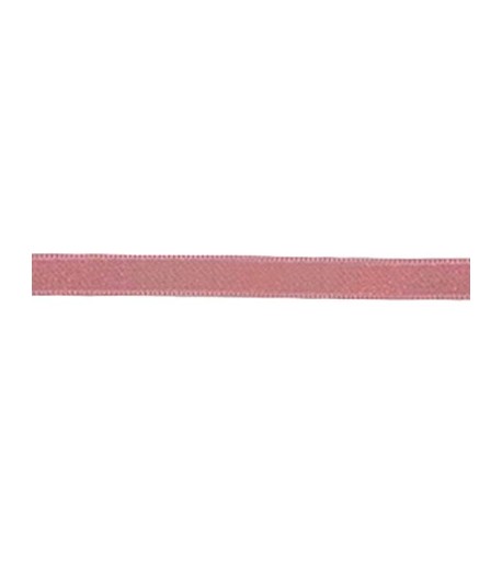 RUBAN SATIN ROSE 8MM - 1M