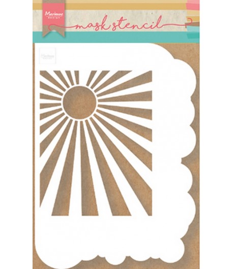 POCHOIR A5 CLOUDS & SUNBURST - MARIANNE DESIGN
