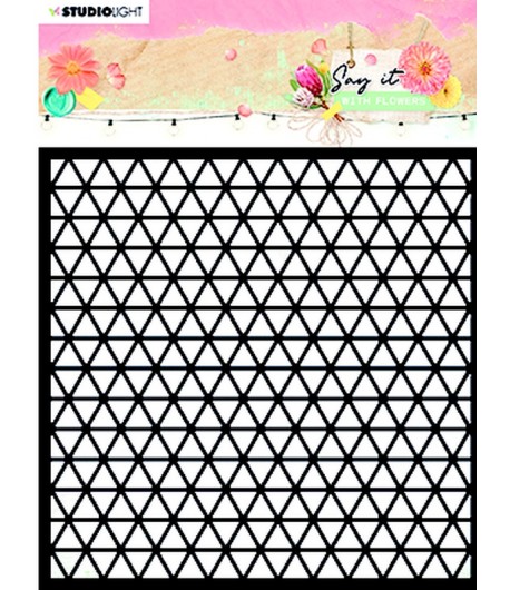 POCHOIR SAY IT WITH FLOWERS - STUDIOLIGHT