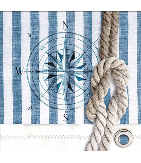 SERVIETTE ROSE DES VENTS