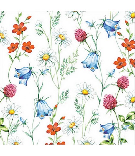 SERVIETTE PETITES FLEURS
