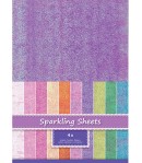 FEUILLES A4 SPARKLING HOLOGRAPHIQUE - VIOLET X 4