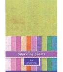 FEUILLES A4 SPARKLING HOLOGRAPHIQUE - VERT X 4