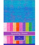 FEUILLES A4 SPARKLING HOLOGRAPHIQUE - TURQUOISE X 4