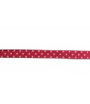 RUBAN POIS VIEUX ROSE 1CM - 1 M