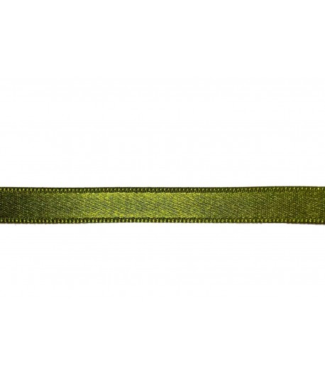 RUBAN SATIN VERT MOUSSE 8MM - 1 M