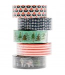 MASKING TAPE HIVER ROUGE X 5 - 10M
