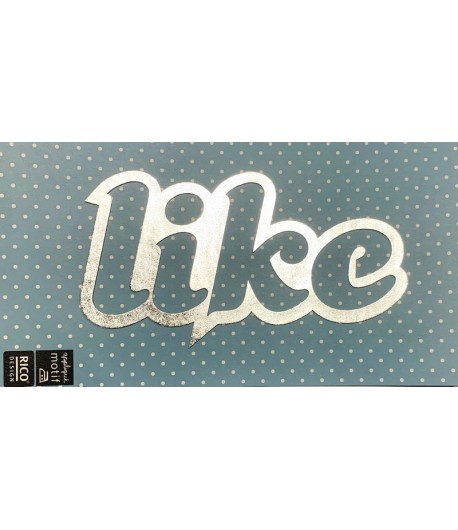 MOTIF A REPASSER LIKE ARGENT