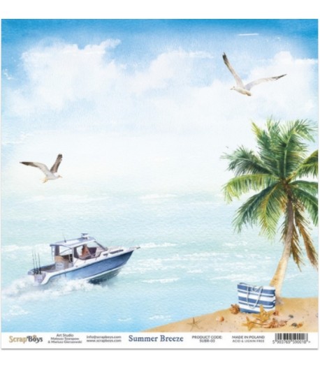 PAPIER SUMMER BREEZE 30.5 X 30.5 CM  - 03