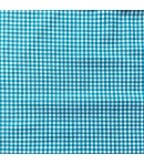 TISSU VICHY TURQUOISE -10 CM X 144 CM