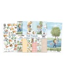 BLOC 12 FEUILLES 30.5 X 30.5 CM -  BEST FRIENDS