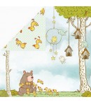 PAPIER HOPPING BUNNIES 30.5 X 30.5 CM  - 03