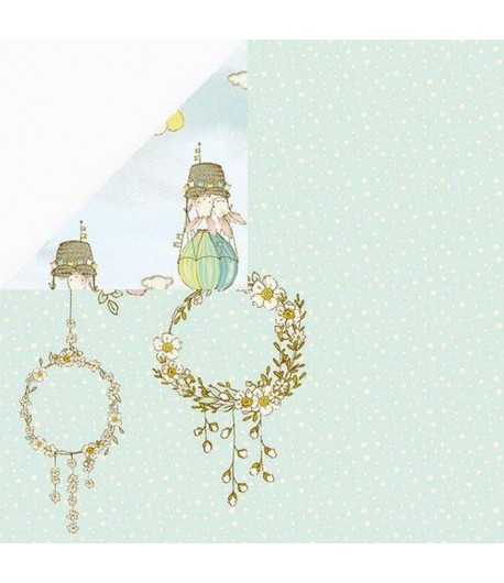 PAPIER HOPPING BUNNIES 30.5 X 30.5 CM  - 06