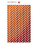 POCHOIR FISHBONE 14.5 X 24  CM - CIAO BELLA MS041