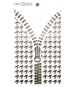 POCHOIR OPEN ZIP 14.5X24 CM - CIAO BELLA MSB004