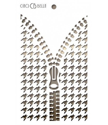 POCHOIR OPEN ZIP 14.5X24 CM - CIAO BELLA MSB004