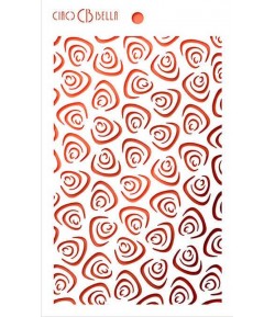 POCHOIR TRIANGLES 14.5 X 24 CM - CIAO BELLA MS013