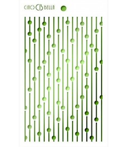 POCHOIR BEAD CURTAIN 15 X 20 CM - CIAO BELLA MS017