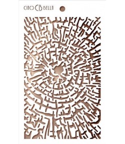 POCHOIR CROSS SECTION 14.5X24 CM - CIAO BELLA MS048