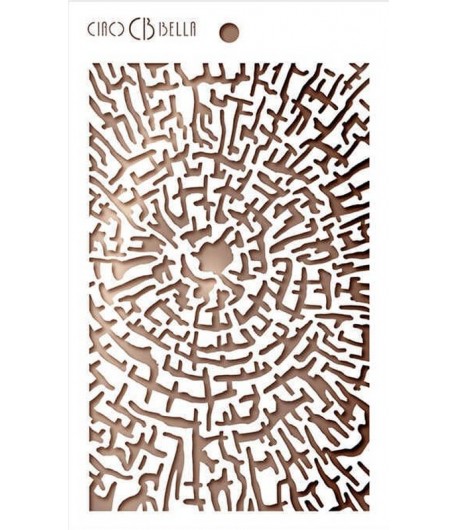 POCHOIR CROSS SECTION 14.5X24 CM - CIAO BELLA MS048