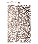 POCHOIR CROSS SECTION 14.5X24 CM - CIAO BELLA MS048