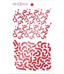 POCHOIR RIBBONS 15 X 20 CM - CIAO BELLA MS027