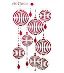 POCHOIR LANTERNS 14.5 X 24 CM - CIAO BELLA MS003