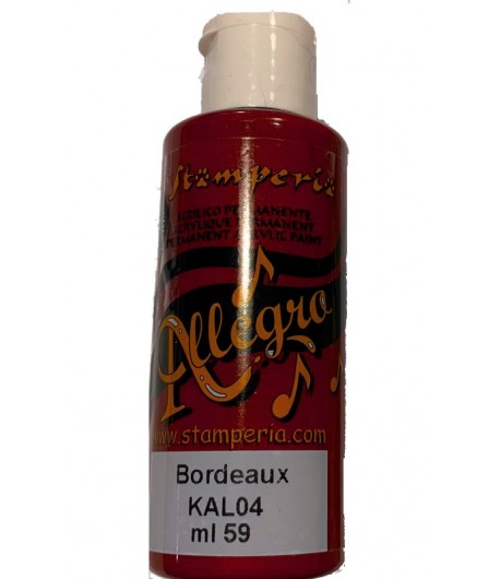 ALLEGRO KAL04 59ML BORDEAUX STAMPERIA